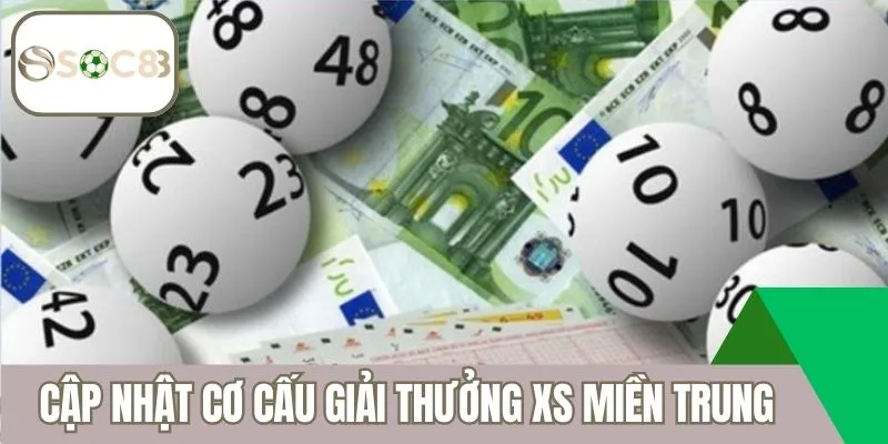 Cập nhật cơ cấu giải thưởng xổ số miền trung